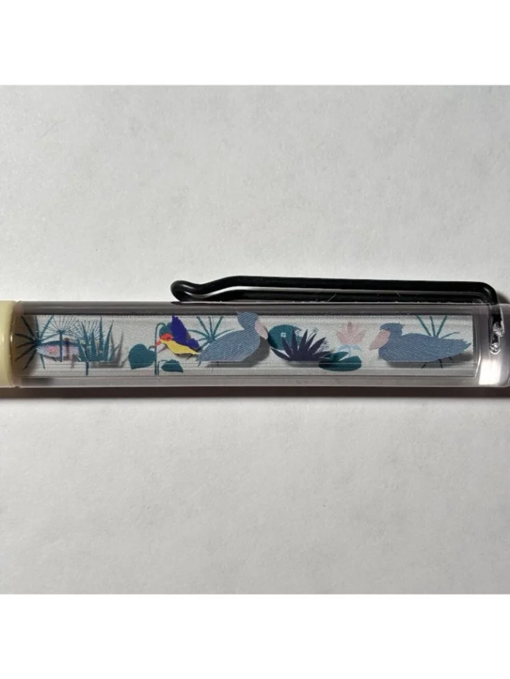 Nature Wetlands Floaty Pen Water Colorful Bird Fish Pelicans Plants Novelty Gift